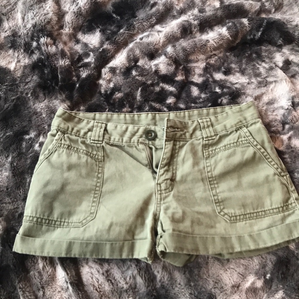 BP green cotton cargo shorts juniors
